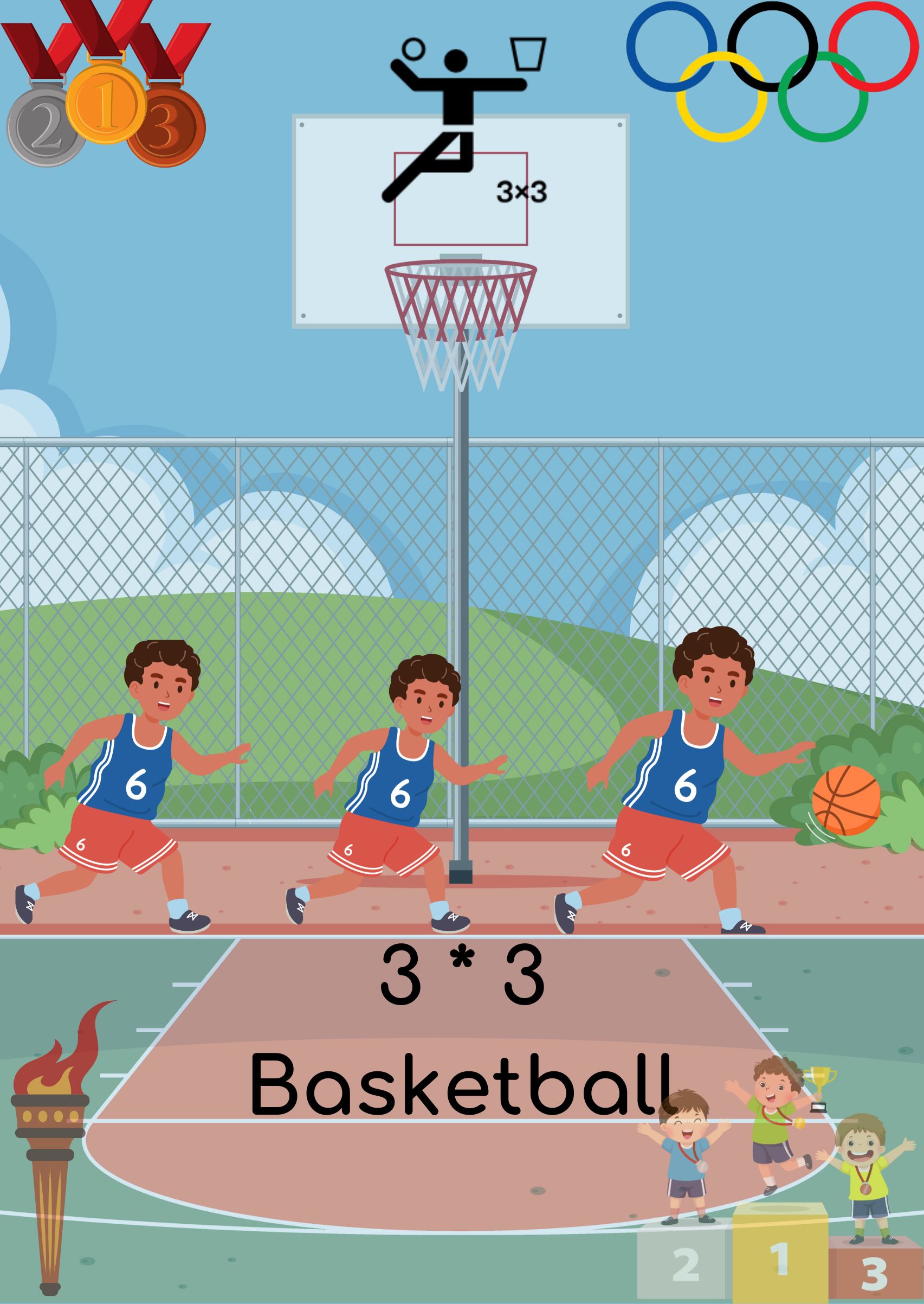 Olympic Sport Flashcard - Front